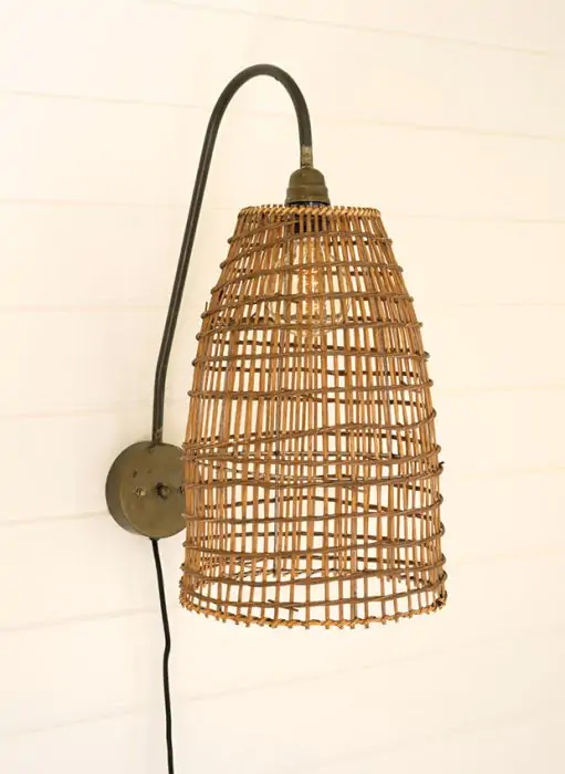 Basket sconce top