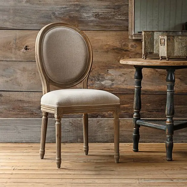 French country wood dining chairs cheap