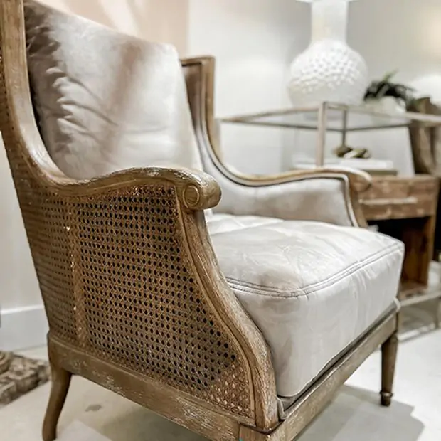 Country style armchair discount