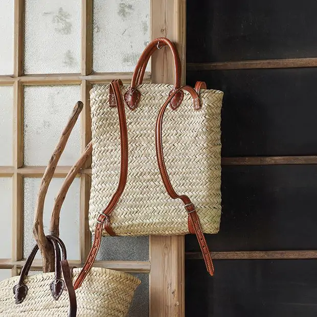 French Market Tote Backpack | Antique Farmhouse display picture 1