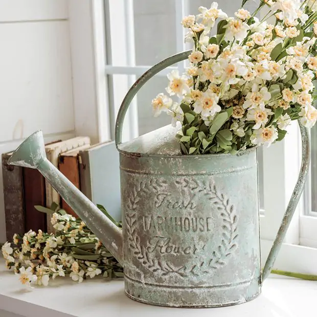 Fresh Flower Watering Can | Antique Farmhouse