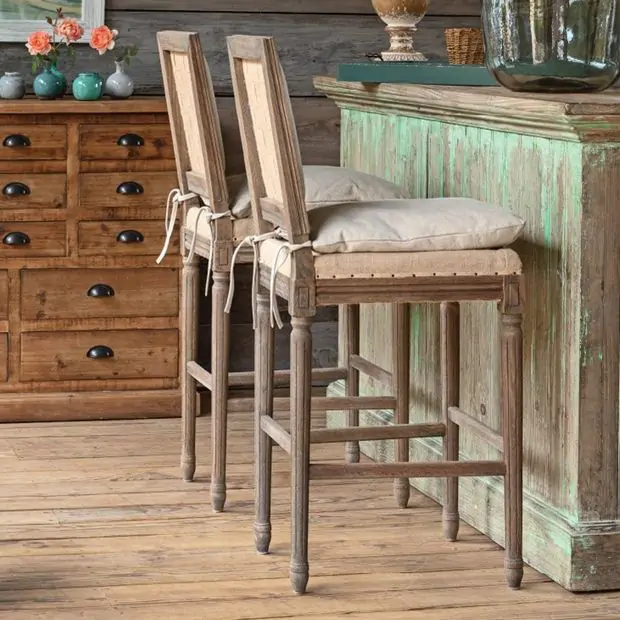 Bar stool back cushions outlet