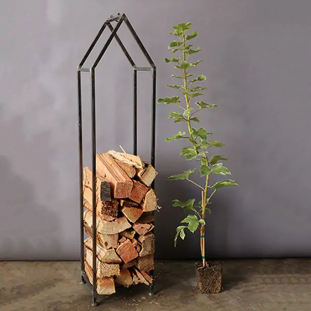 Farmhouse firewood holder 2025