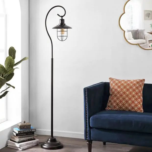 Safavieh Archie Iron Floor Lamp Black
