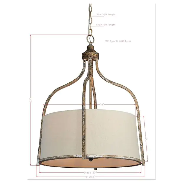 Industrial glam lighting store