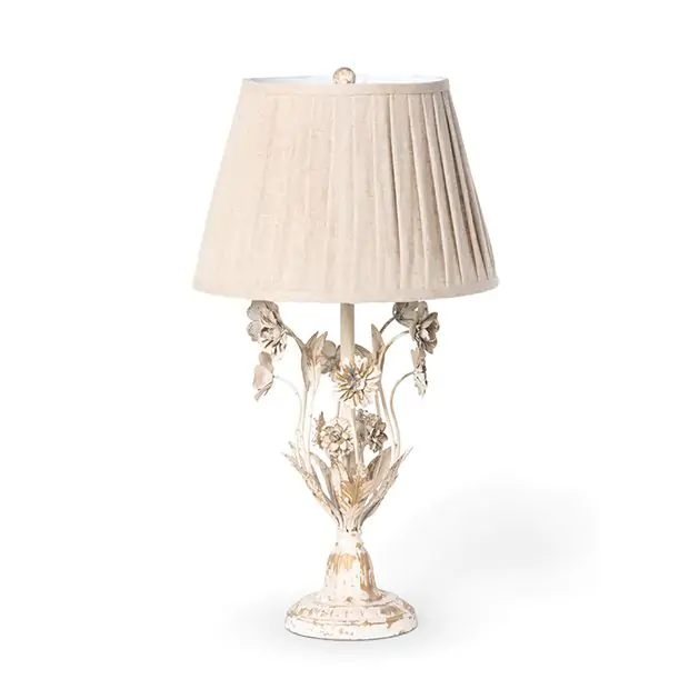 Metal flower lamp top