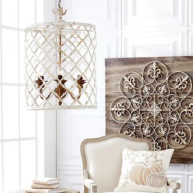 Quatrefoil chandelier hot sale