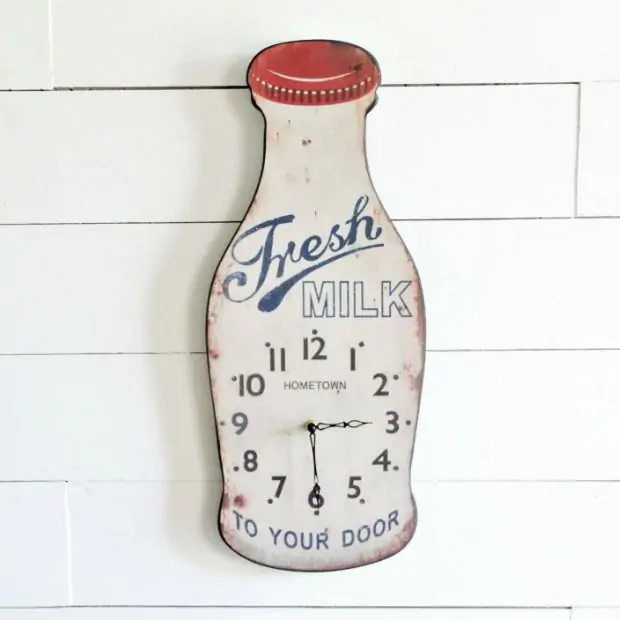 Fresh Milk Wall Clock ニューゲート イギリス Fresh Milk Wall Clock ニューゲート イギリス