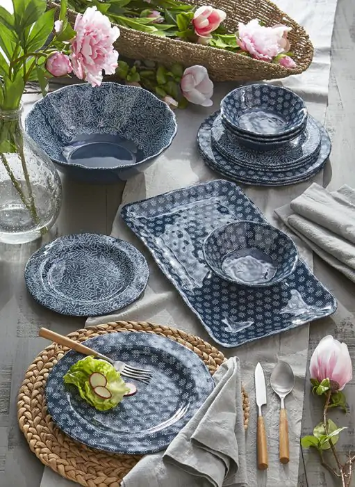 Patio dinnerware clearance