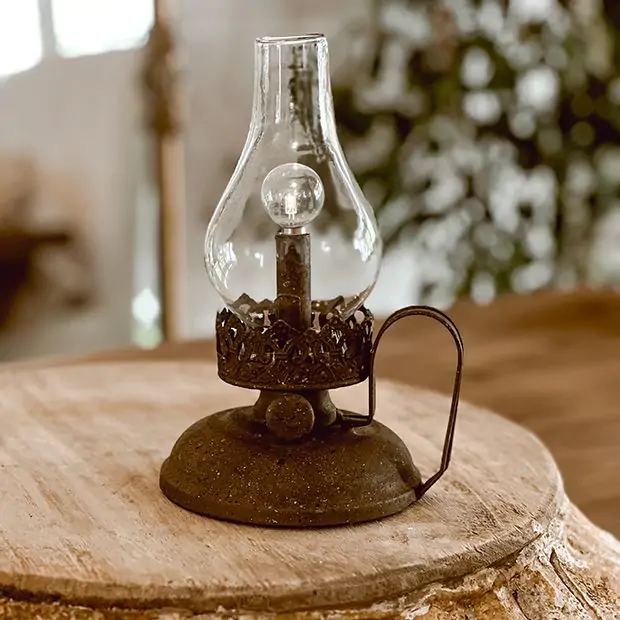 Antique oil lantern cheap