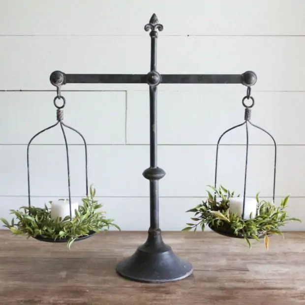 Vintage Style Balance Scale Antique Farmhouse