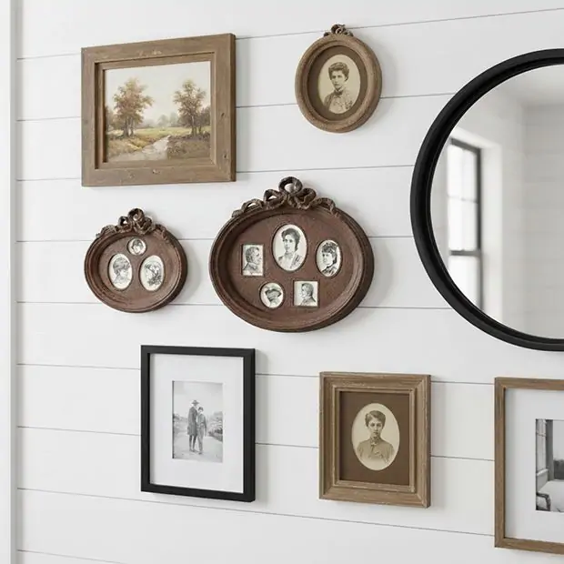 Oval Rust Photo Frame Set of 2 | Antique Farmhouse