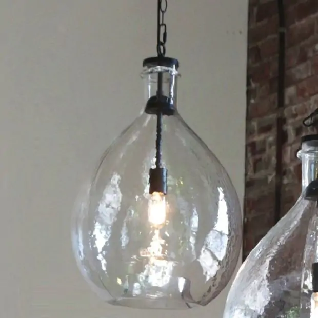 Oversized glass pendant light cheap