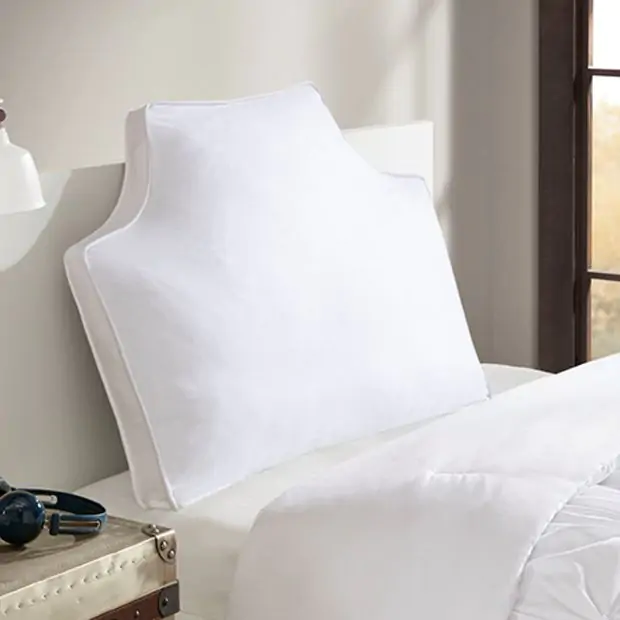 Oversized Headboard Pillow White Antique Farmhouse
