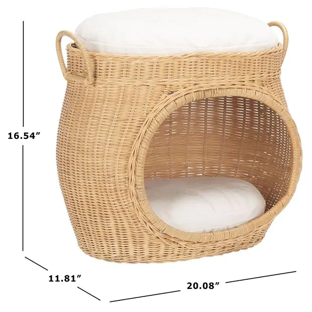 Safavieh Faati Cat Bed w Cushion