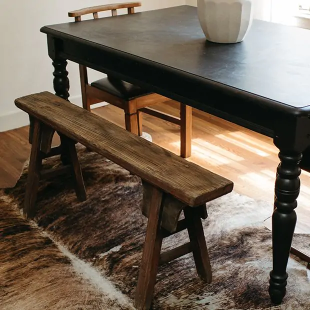 Reclaimed Wood Rustic Farmhouse Bench Antique Farmhouse