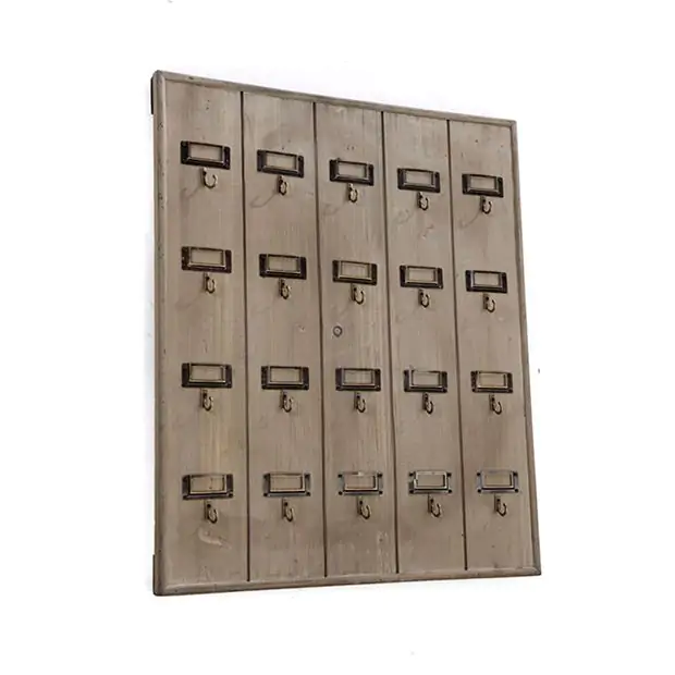 Recycled Pine Rustic Key Rack Antique Farmhouse