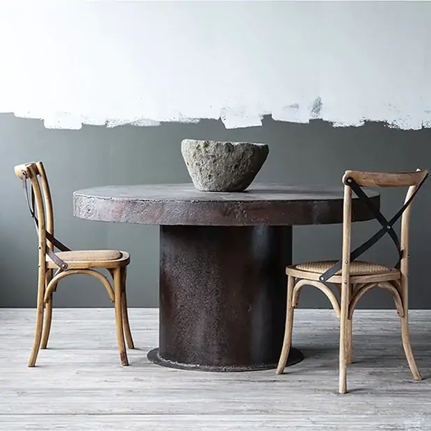 Repurposed Cast Iron Boiler Dining Table Antique Farmhouse