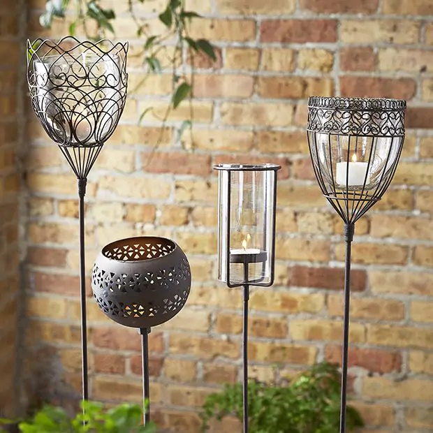 Outdoor tea light holders on sale