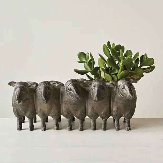Sheep Country Farmhouse Planter