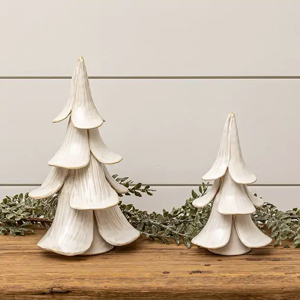 Simply Chic Stoneware Christmas Tree | Antique Farmhouse