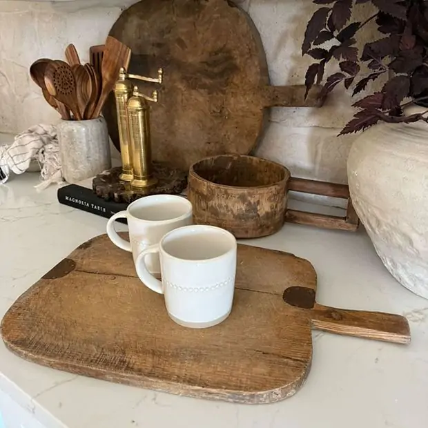Simply Farmhouse Ceramic Coffee Mug Set of 4