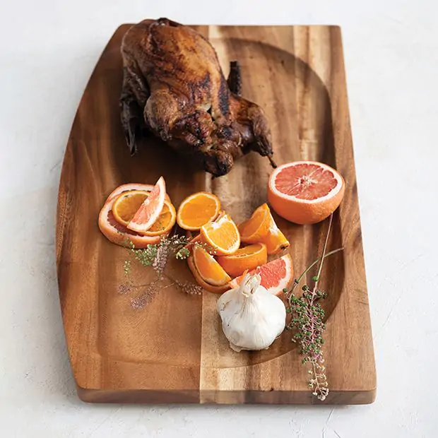 Antique Farmhouse Suar Wood Cutting Board - Thumbnail 2