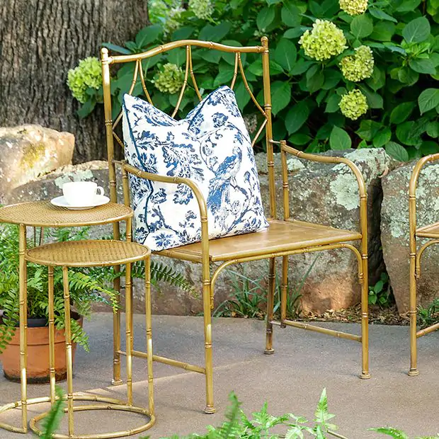 Southern Classics Metal Porch Chair Antique Farmhouse