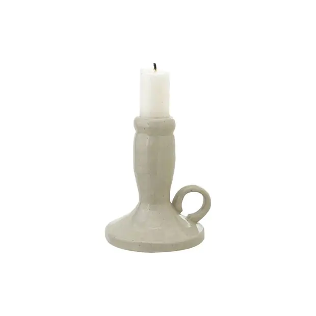 Antique Farmhouse Taper Candle Holder - Thumbnail 3