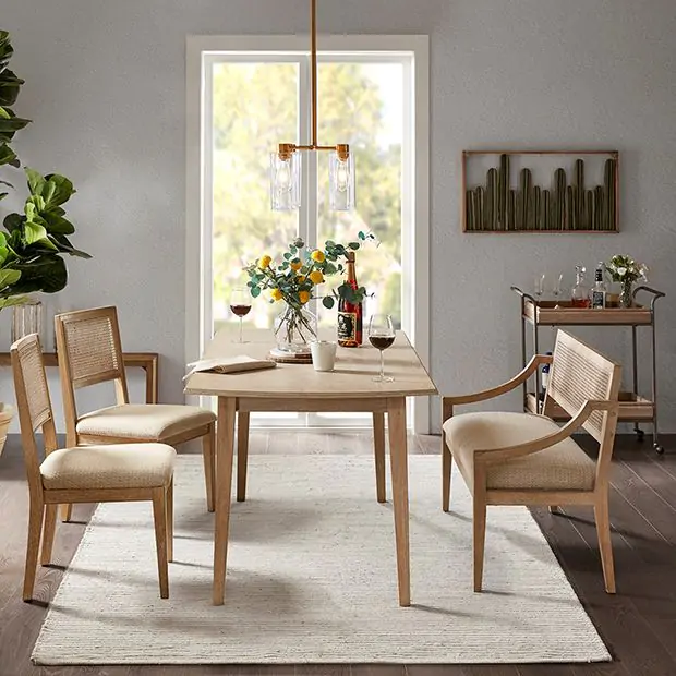 Mid century cane back dining chairs hotsell