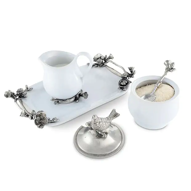 Vagabond House Song Bird Stoneware Creamer - Thumbnail 2