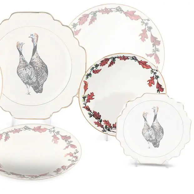 Vagabond House Fall Turkey Salad Plate