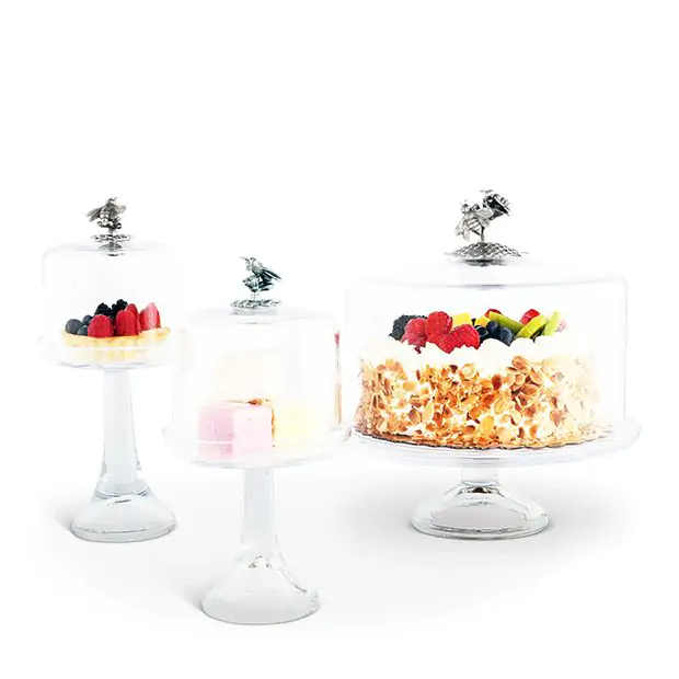 Vagabond House Dessert Stand with Cloche - Thumbnail 2