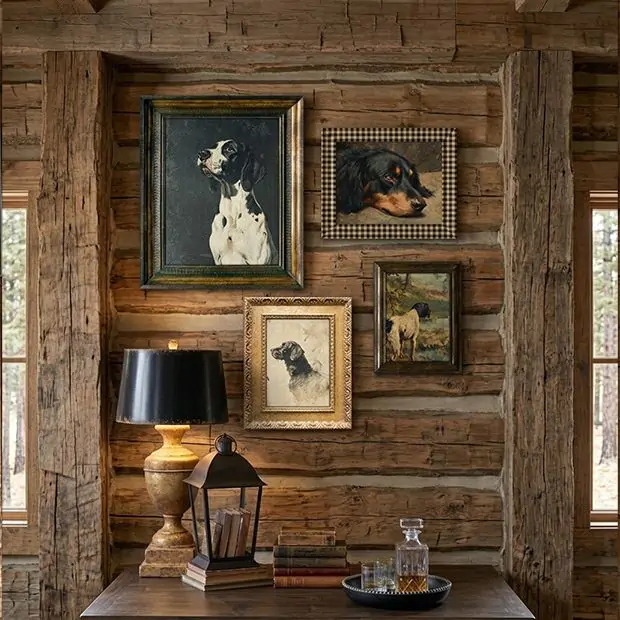 Vintage Dog Gallery Wall Art | Antique Farmhouse