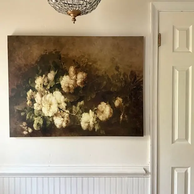 Vintage Roses Canvas Wall Art | Antique Farmhouse