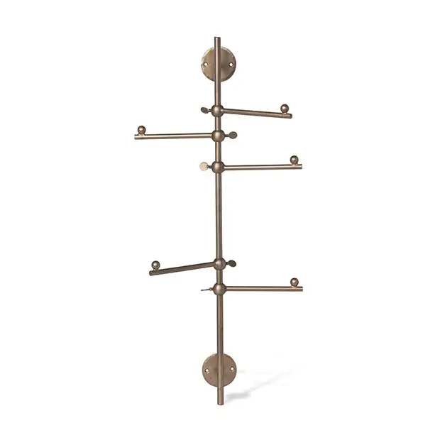 Wall Mount Hook Coat Rack Antique Farmhouse