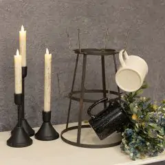 Classic Farmhouse Aged Metal Mug Tree