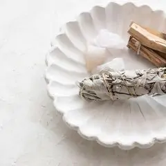 Decorative Scalloped Wooden Dish