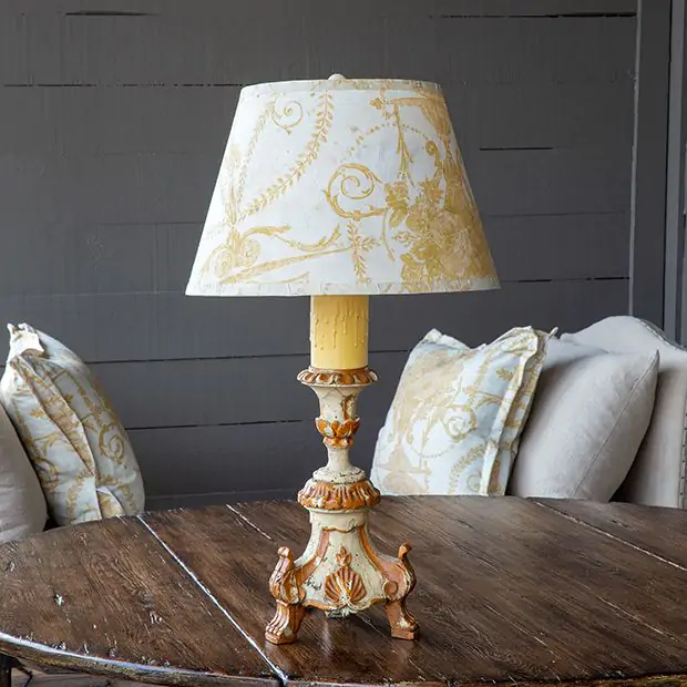 French Quarter Shade Lamp Antique, Old French Lamp Shades