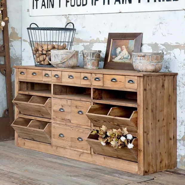 Wooden Pantry Counter | SHIPS FREE