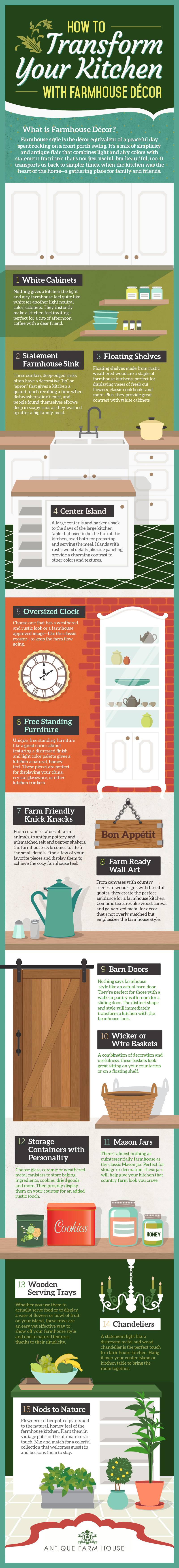 how to transform your kitchen with farmhouse decor