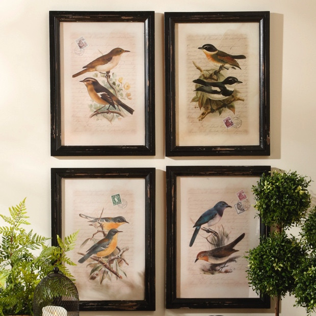 Vintage Inspired Bird Prints 