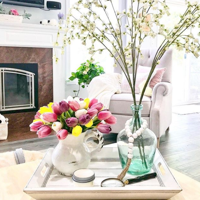 country chic farmhouse decor spring summer