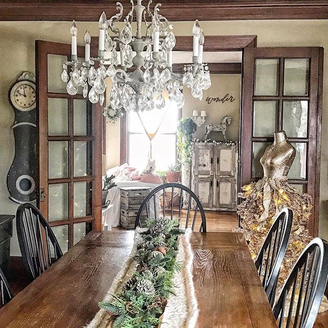 Shabby Chic Dining Room Antique Farmhouse, Rustic Chic Dining Room Ideas